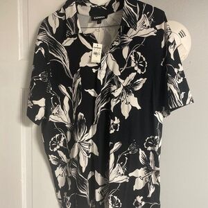 Men's floral print express polo